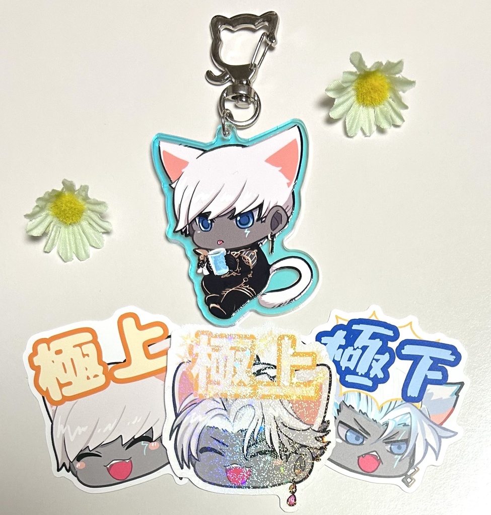 ネコミミインドラ アクリルキーホルダー&ステッカー