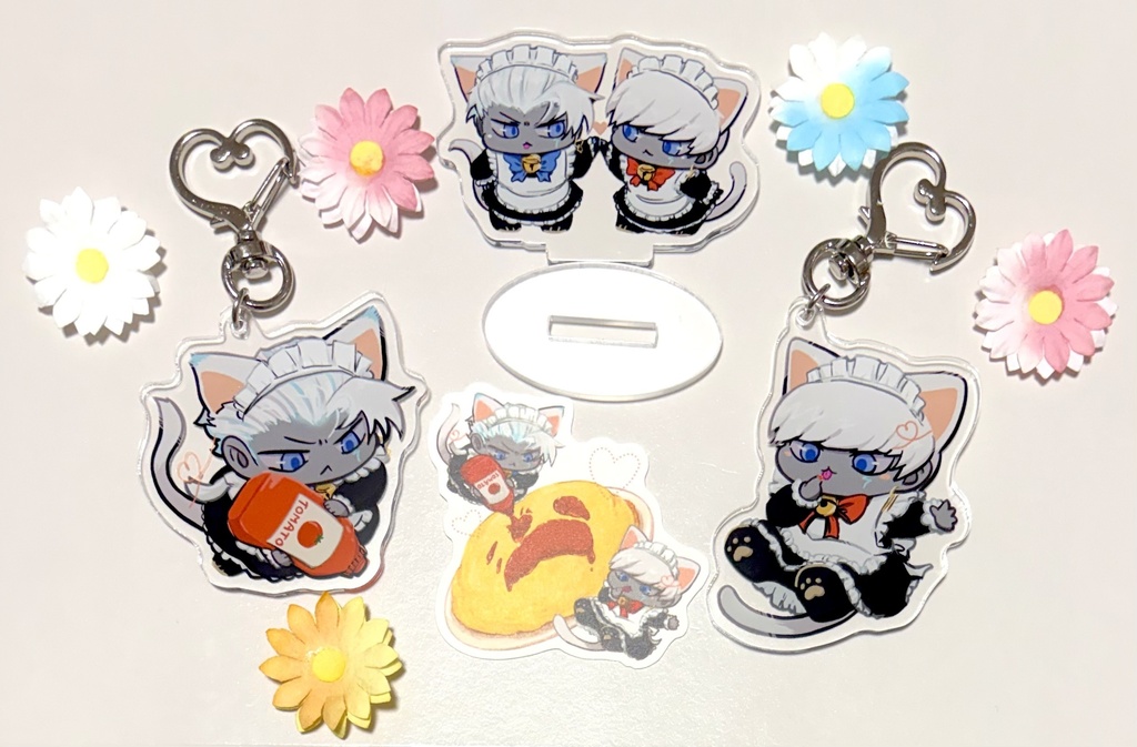 猫神メイドラ神 アクリル&シールセット