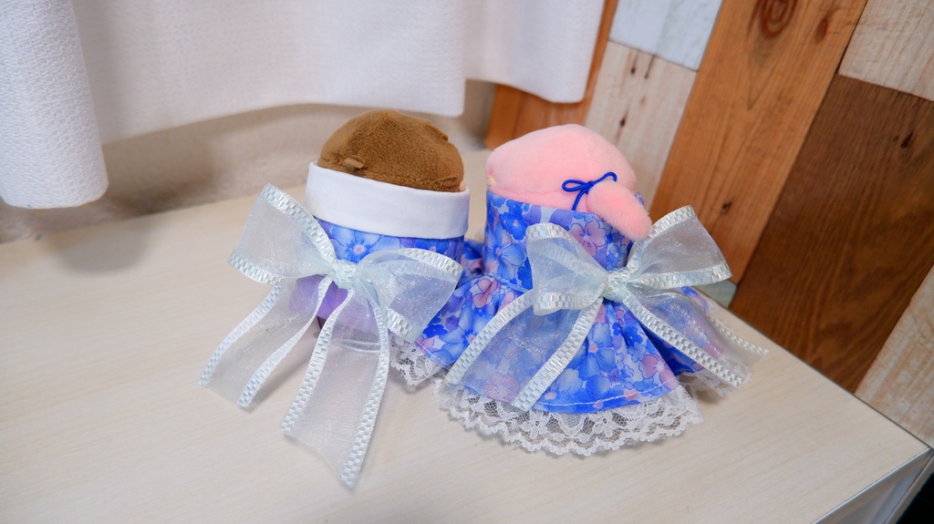 紫陽花のお洋服