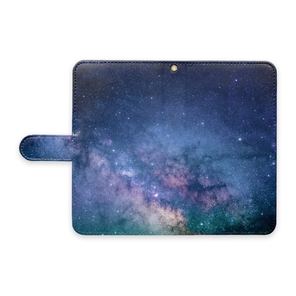 android手帳型ケース　宇宙