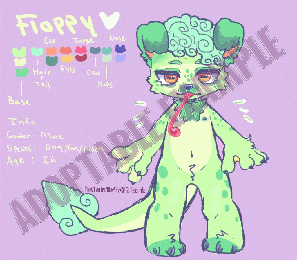 Floppy - Adoptable Character - character sheet