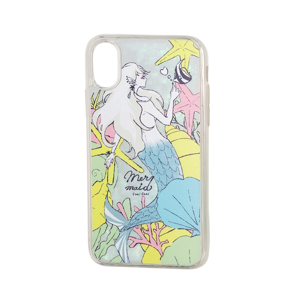 "人魚姫" グリッター スマホケース 【iPhoneケース】
