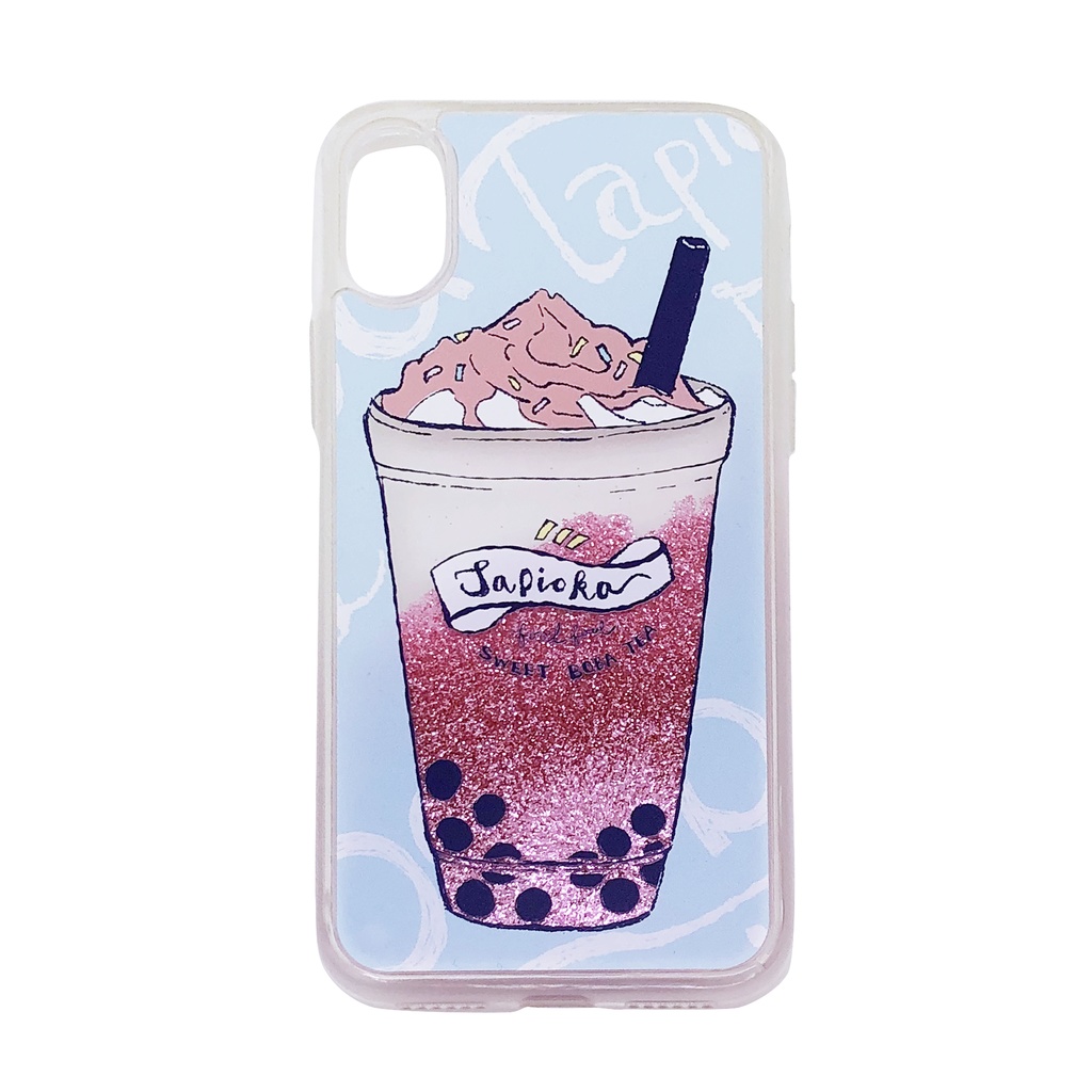タピオカ!グリッタースマホケース