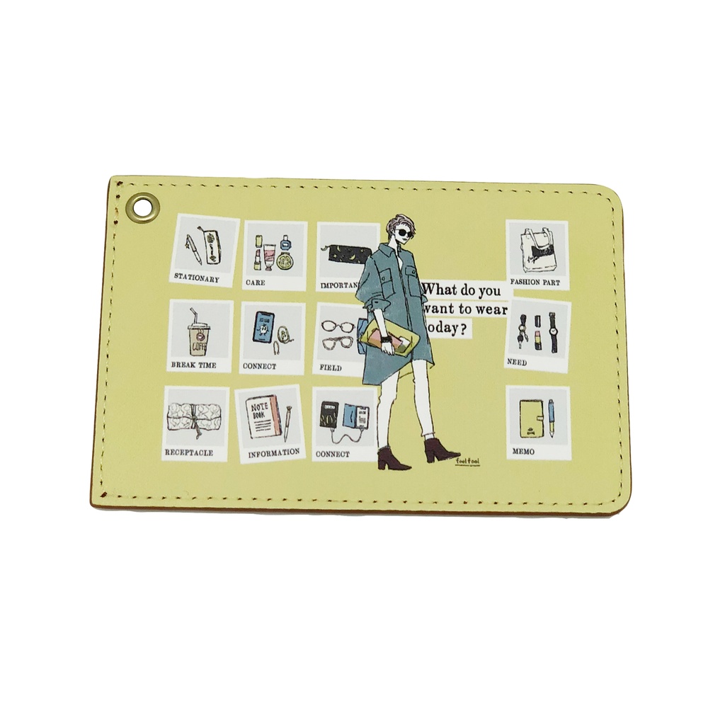 パスケース “今日は何着てどこへ行く?”