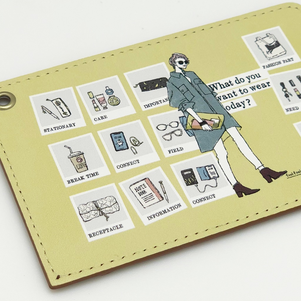 パスケース “今日は何着てどこへ行く?”