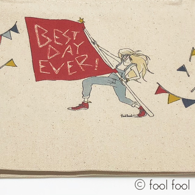 トートバッグ“フラッグガール”