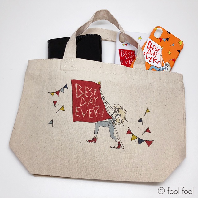 トートバッグ“フラッグガール”