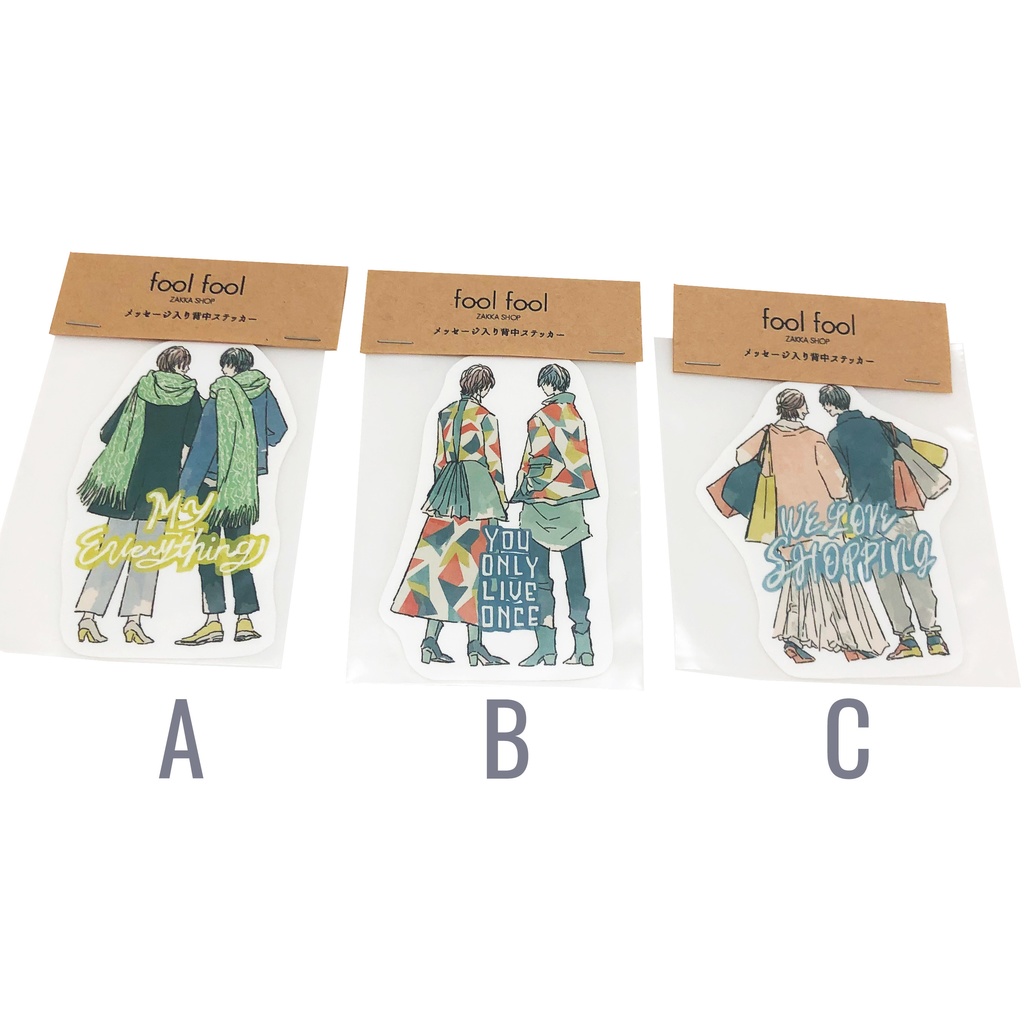 オリジナル背中ステッカー