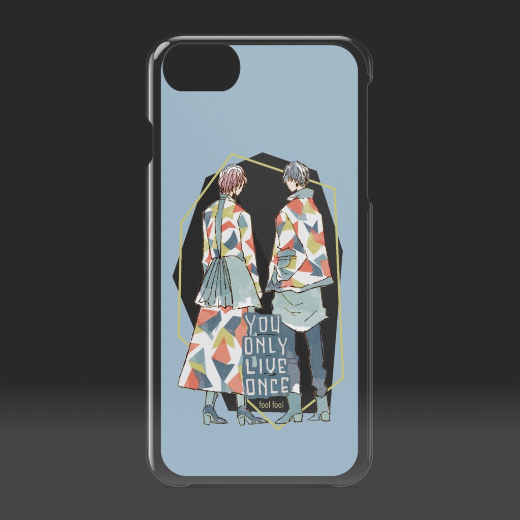 クリアスマホケース【YouOnlyLiveOnce】