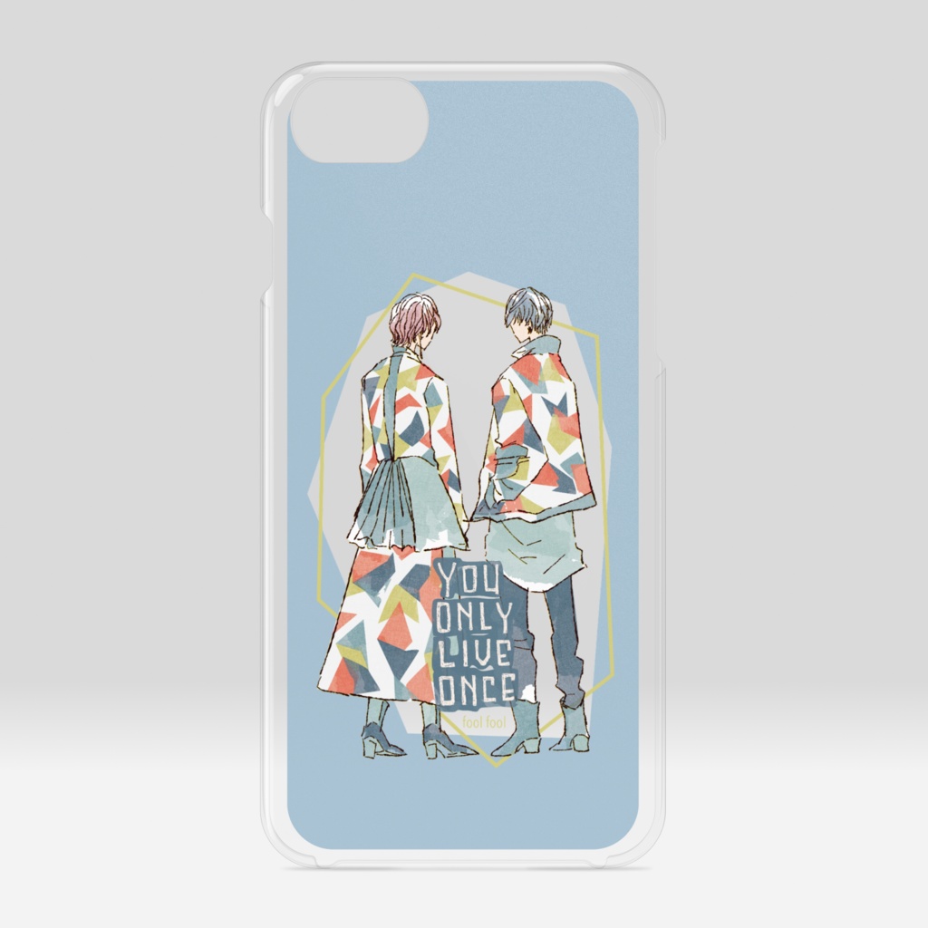 クリアスマホケース【YouOnlyLiveOnce】