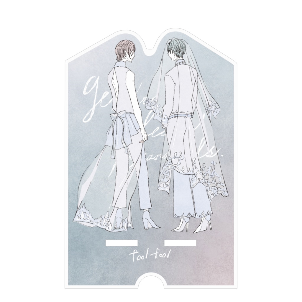 アクリルスマホスタンド “ジェンダーレスなふたり”