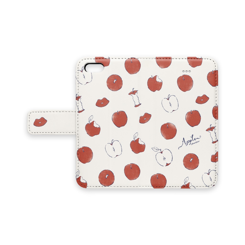 手帳型iPhoneケース“白雪姫のりんご”