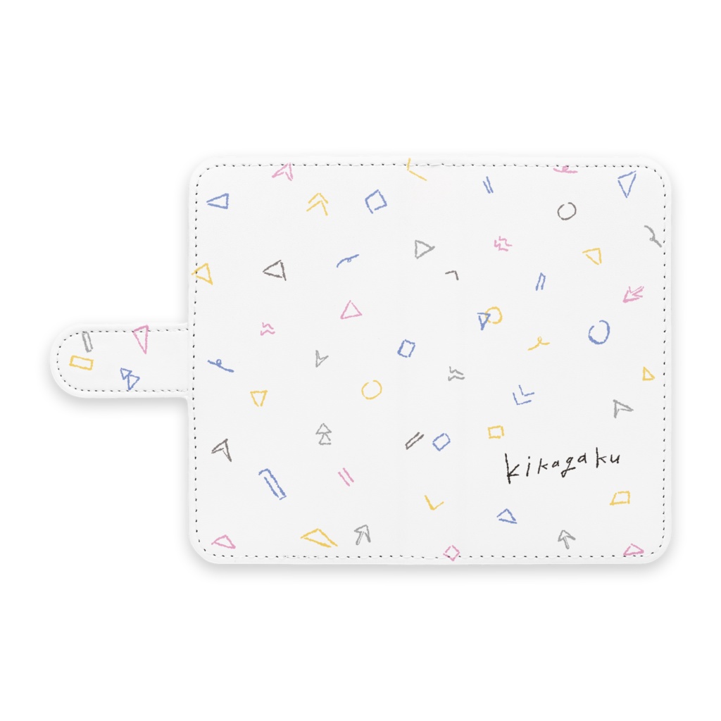 手帳型Androidケース“ゆる幾何学模様”2種