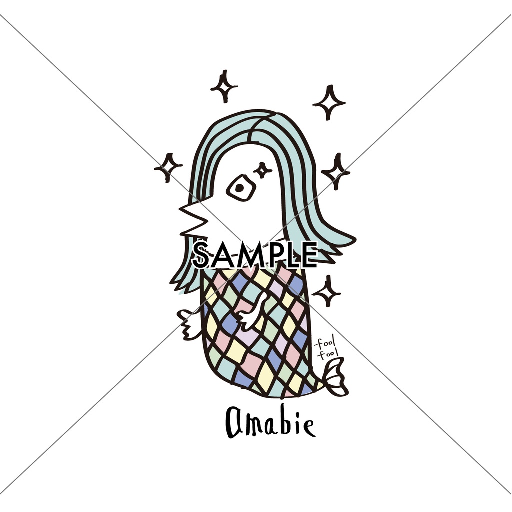 ロンT【オリジナルアマビエ】