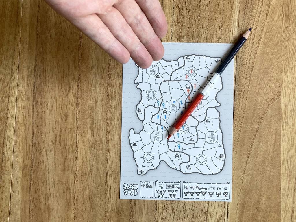 【文具ゲーム】コロペンクエスト【アクション陣取りが遊べるメモ帳】