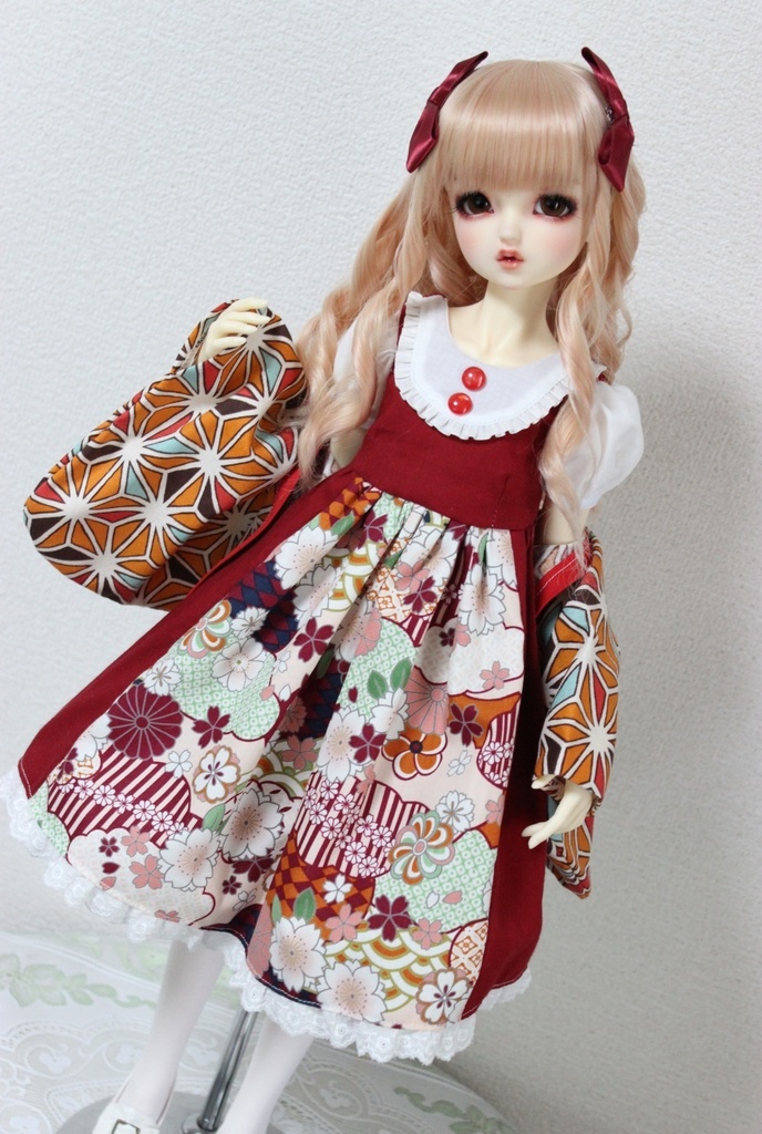 おめかしドレス 赤