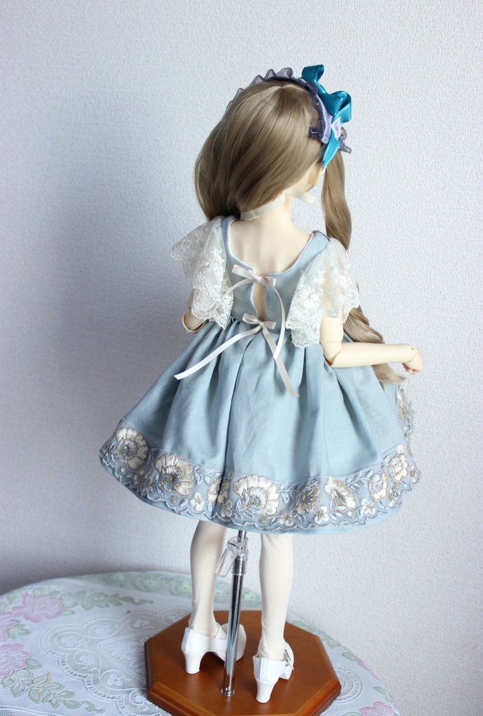 旋律ドレス グレー