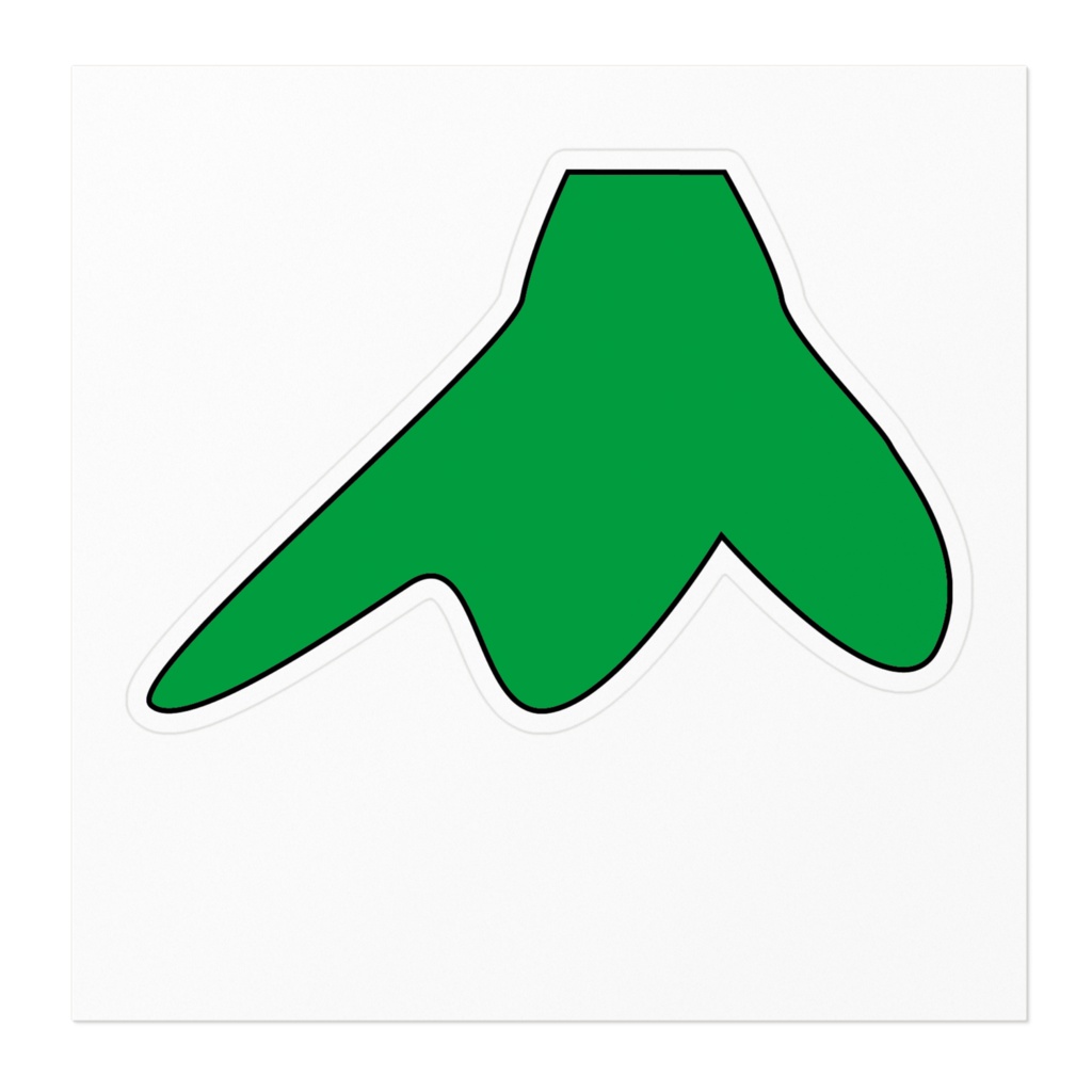 幸せのヘタ帽子ステッカー