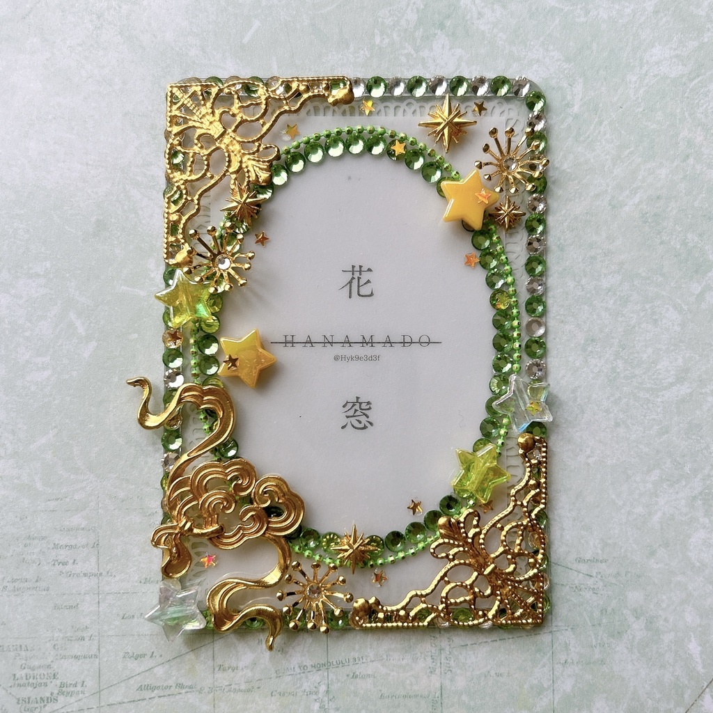 yellow green×gold(cloud) / B8