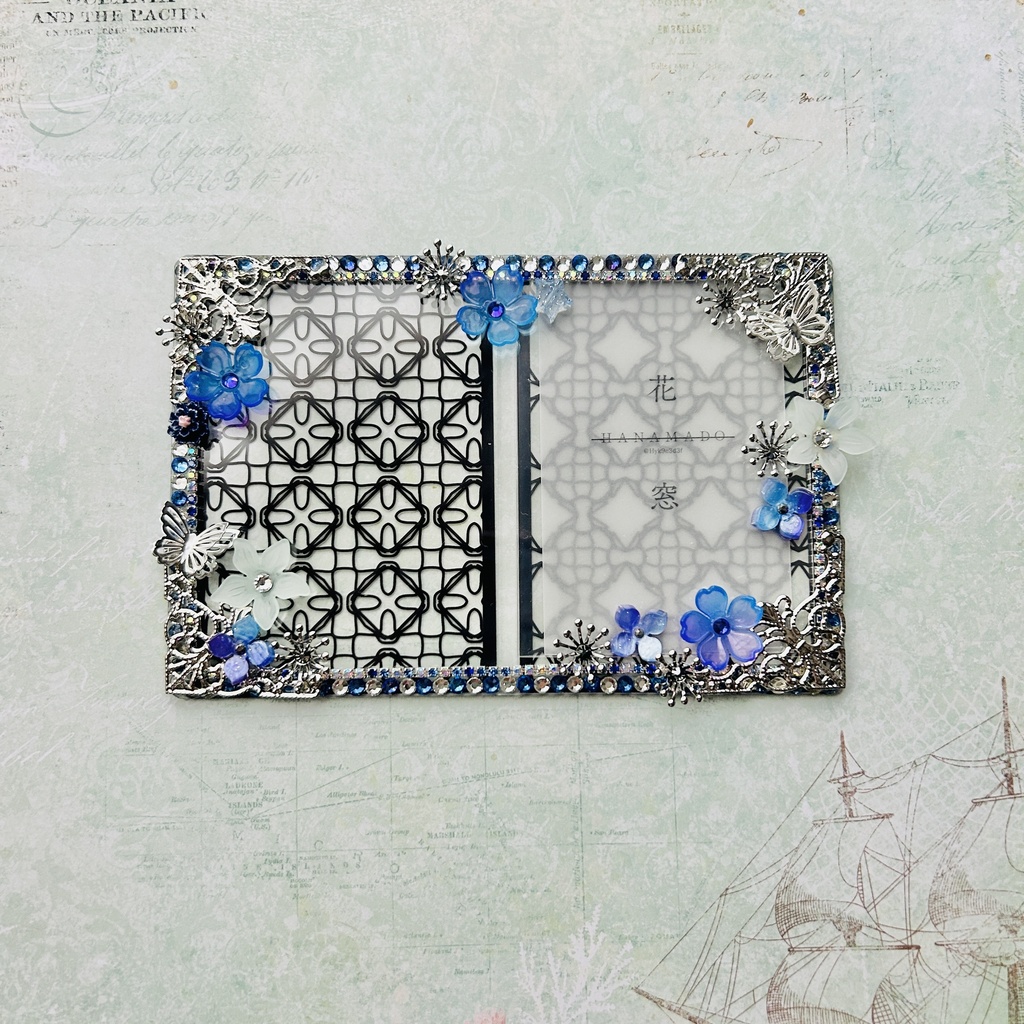 blue×silver / B8(pair)