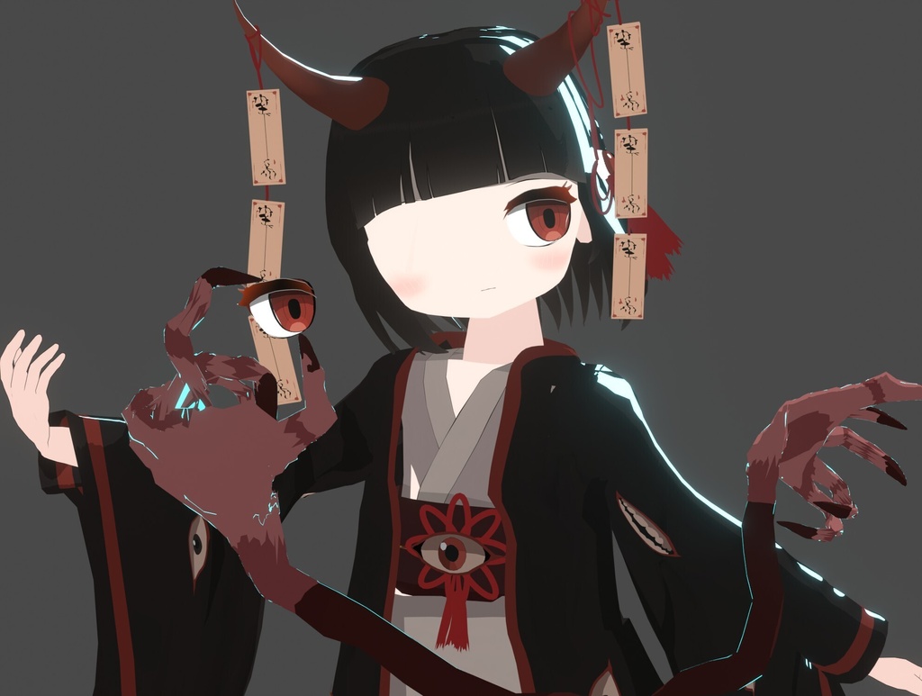 オリジナルモデル3Dモデル「面代」