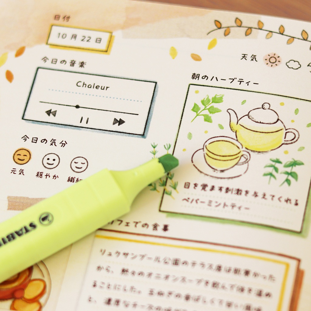 物語を手帳に綴るダイアリーRPG『パリのカフェ日記』