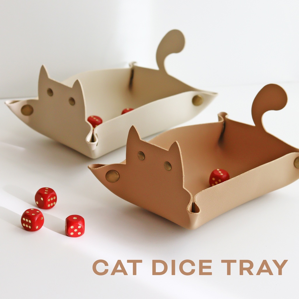 Cat Dice Tray｜ねこのダイストレイ【別注色】