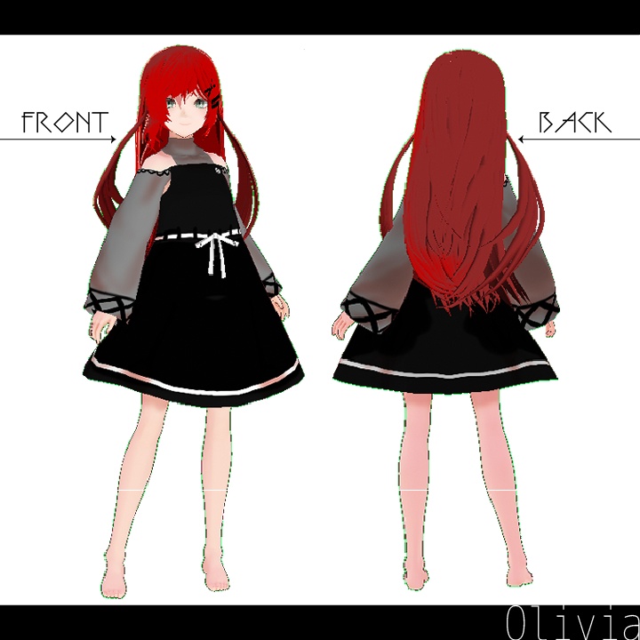 【VRoid製モデル】Olivia【VRM】