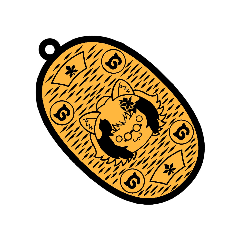 アクリルキーホルダー(化かしの術・一擲千金)