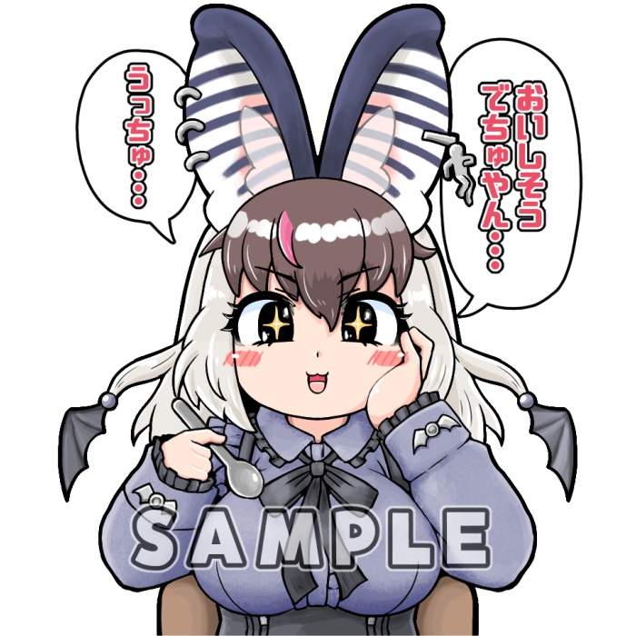 アクリルスタンド(お食事のウサ)