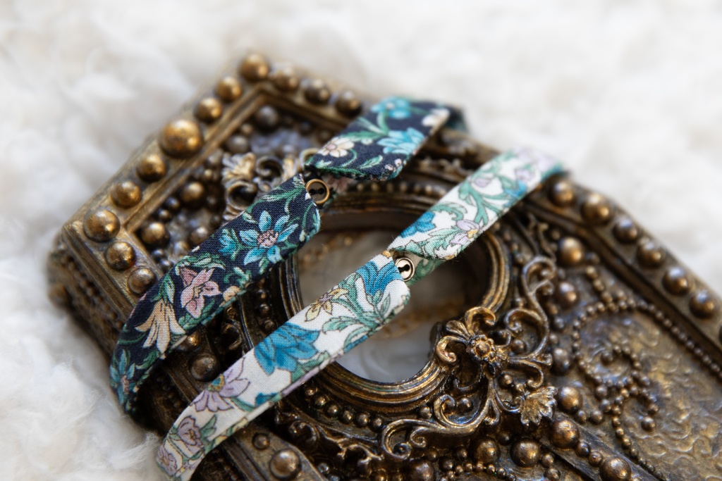 ぬいぐるみ用(ちみけもサイズ)花柄つけ襟