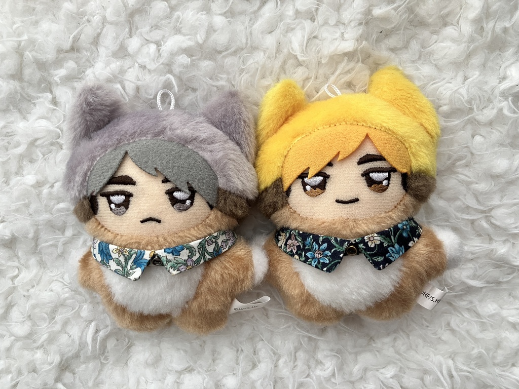 ぬいぐるみ用(ちみけもサイズ)花柄つけ襟