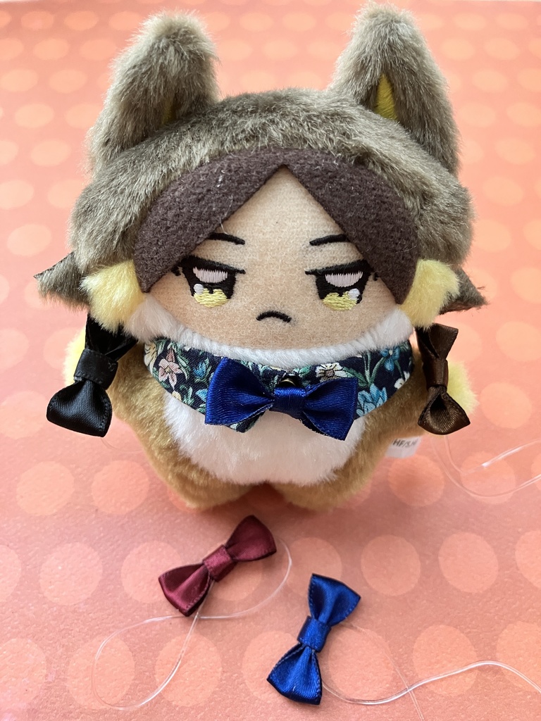 ぬいぐるみ用(ちみけもサイズ)蝶ネクタイ