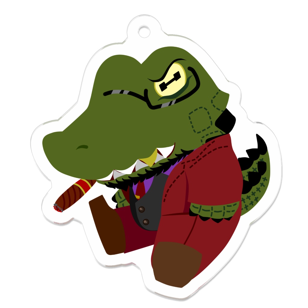 【脂酒猛畜】アクリルキーホルダー