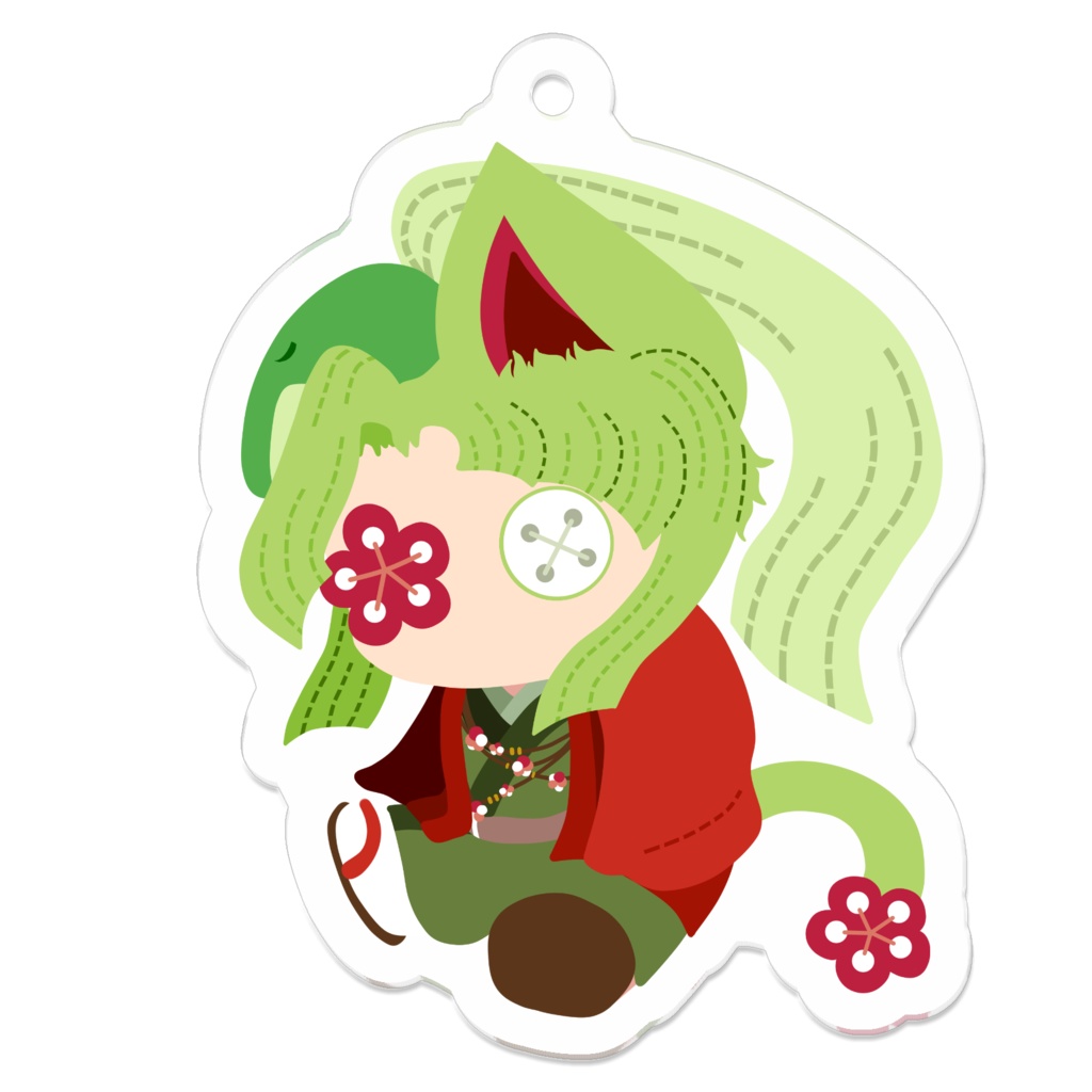 【山ノ木 梅】アクリルキーホルダー