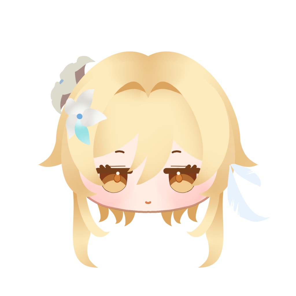 アクリル 原神キャラクターフェイスピンバッジ