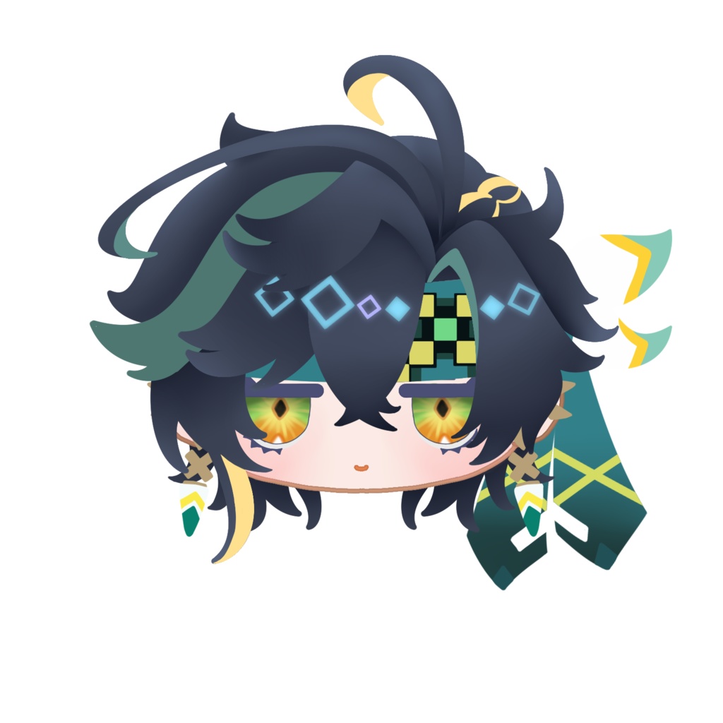 アクリル 原神キャラクターフェイスピンバッジ ナタ