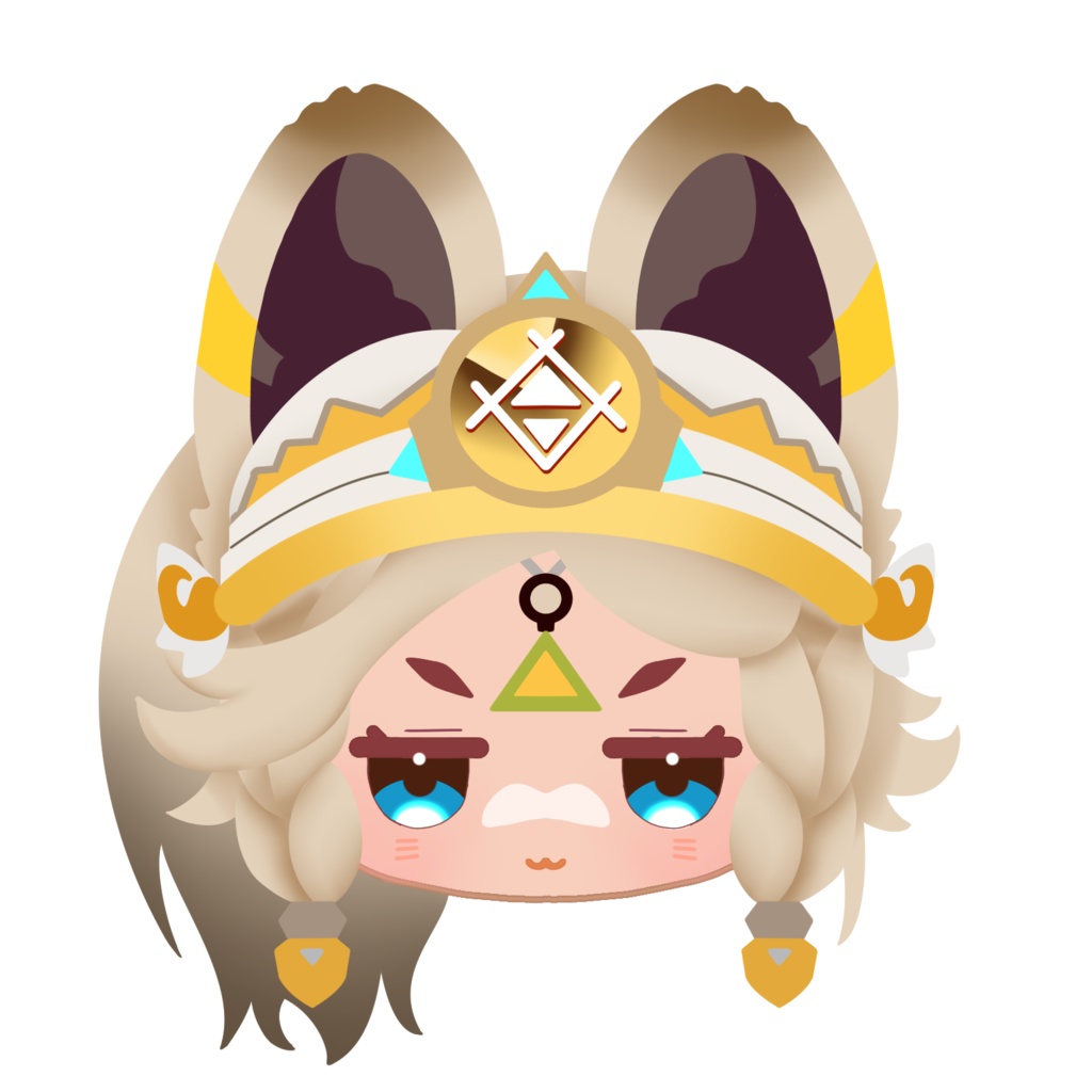 アクリル 原神キャラクターフェイスピンバッジ ナタ