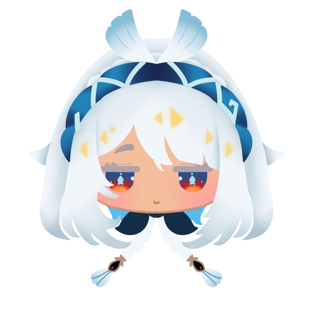 アクリル 原神キャラクターフェイスピンバッジ ナタ