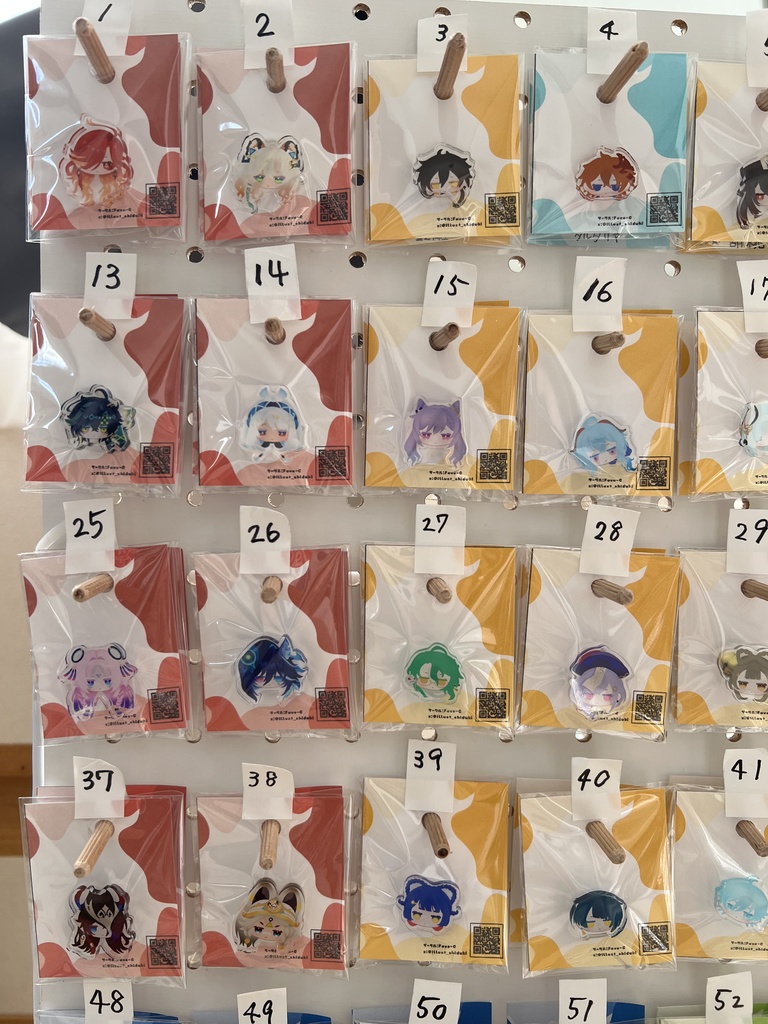 ｱｸﾘﾙ 原神キャラクターフェイスピンバッジ ナタ