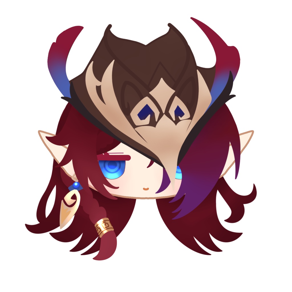 アクリル 原神キャラクターフェイスピンバッジ ナタ