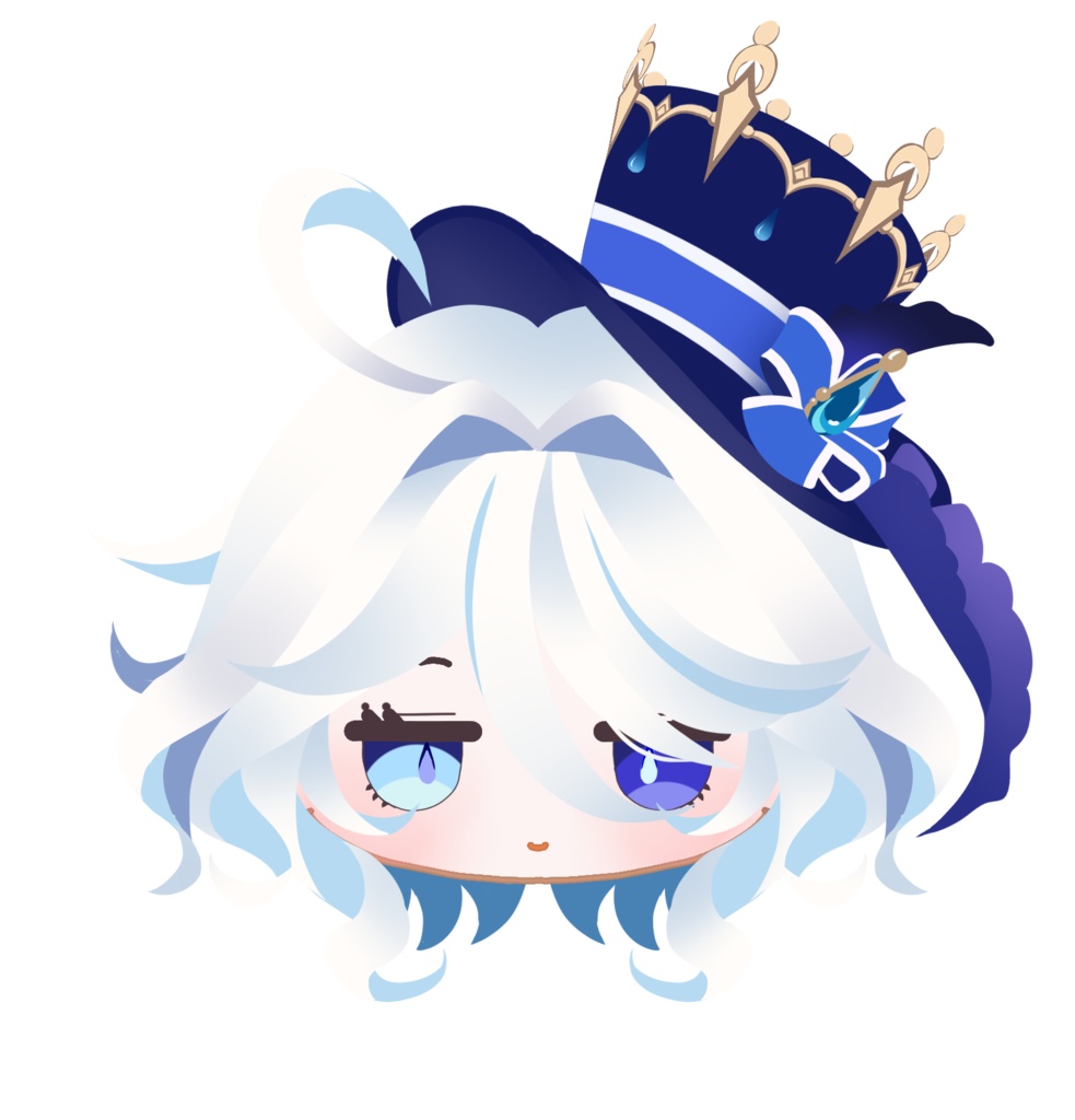 アクリル 原神キャラクターフェイスピンバッジ フォンテーヌ