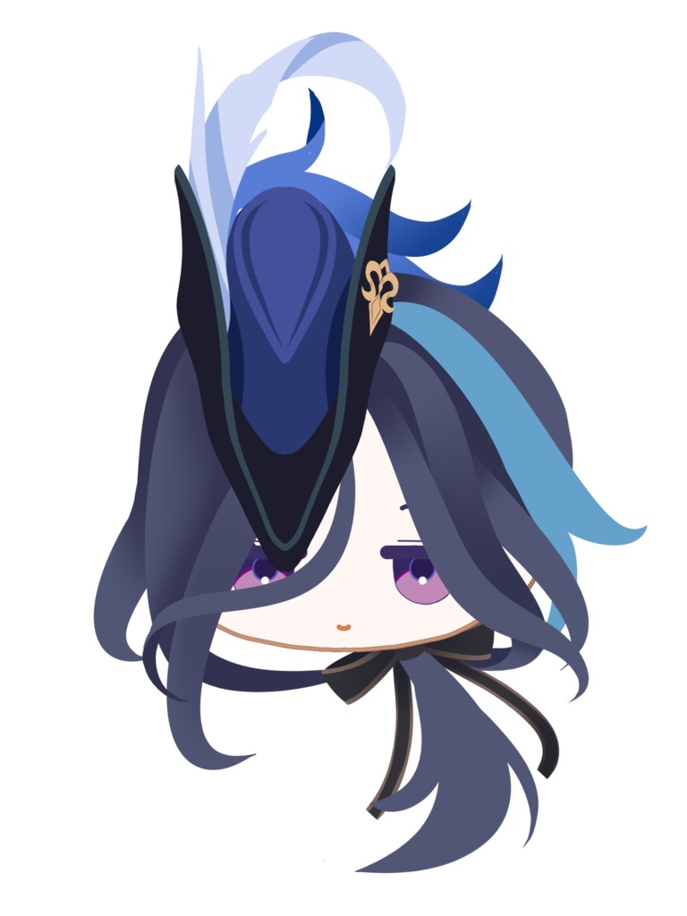 アクリル 原神キャラクターフェイスピンバッジ フォンテーヌ