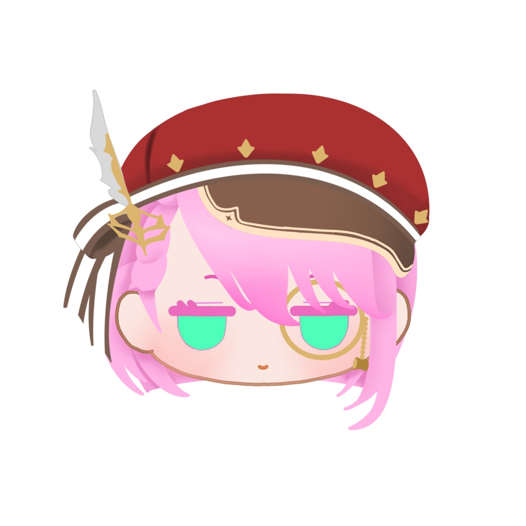 アクリル 原神キャラクターフェイスピンバッジ フォンテーヌ