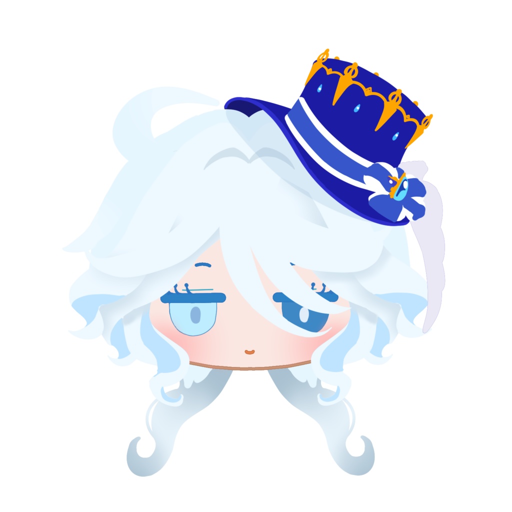 アクリル 原神キャラクターフェイスピンバッジ フォンテーヌ