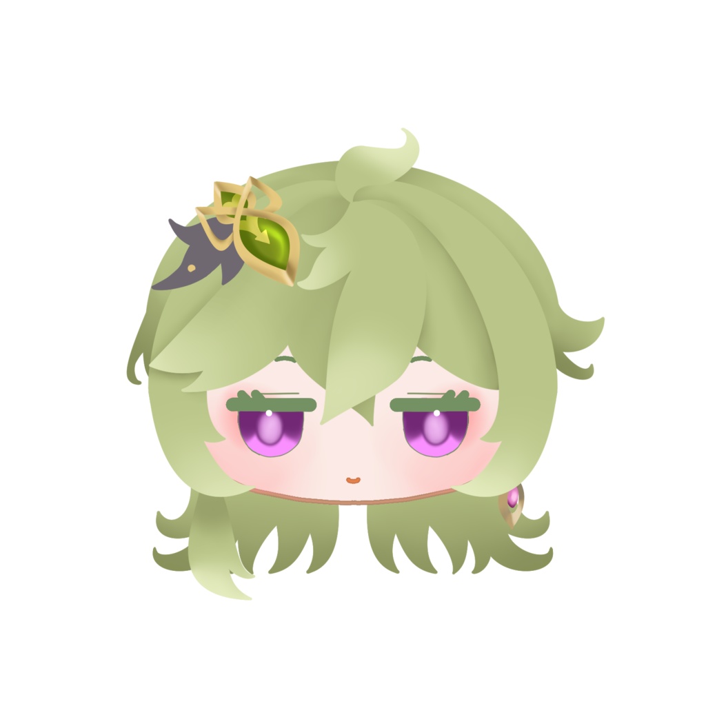 アクリル 原神キャラクター フェイスピンバッジ スメール