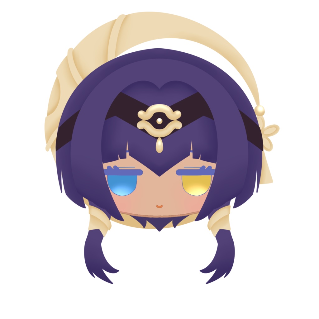 アクリル 原神キャラクター フェイスピンバッジ スメール