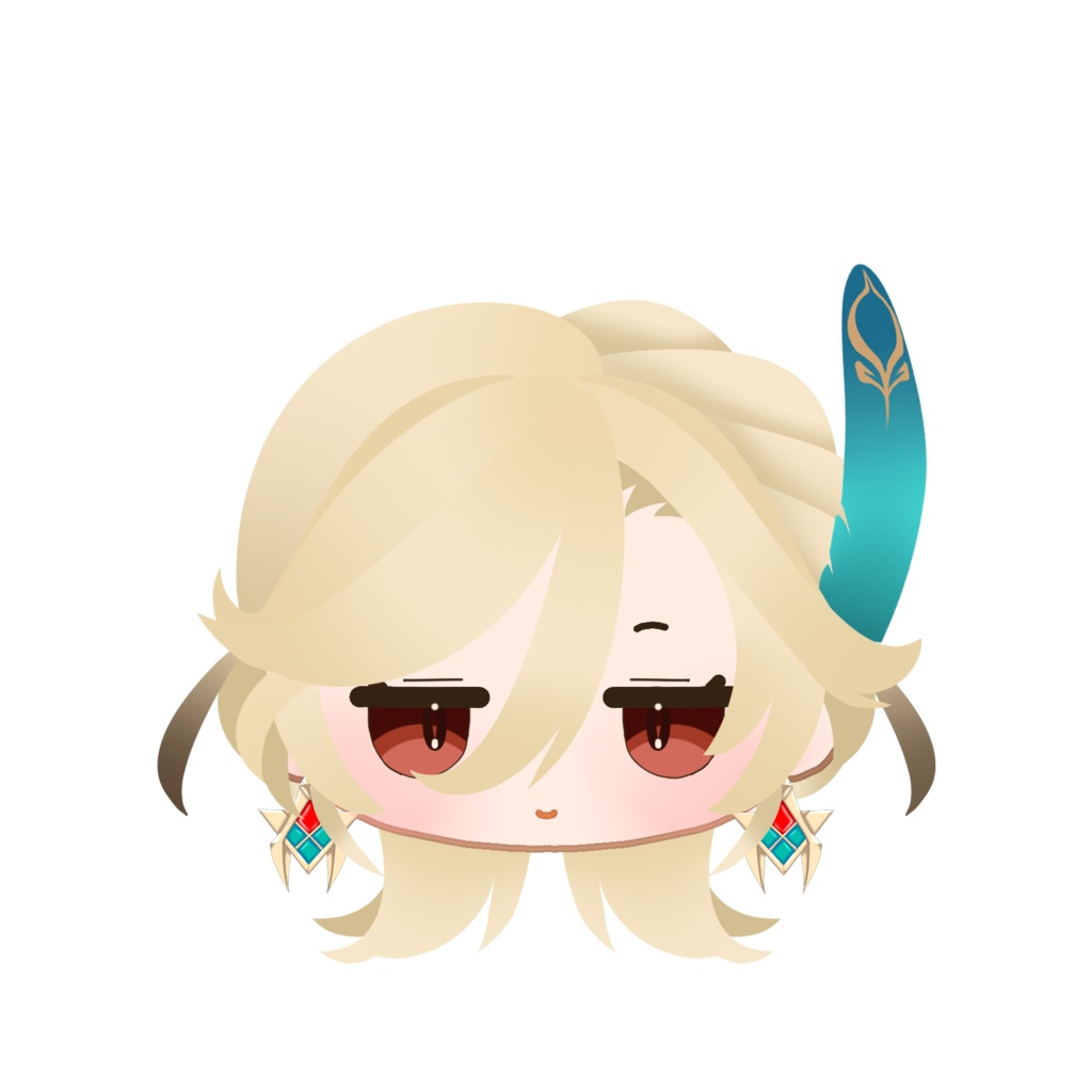 アクリル 原神キャラクター フェイスピンバッジ スメール