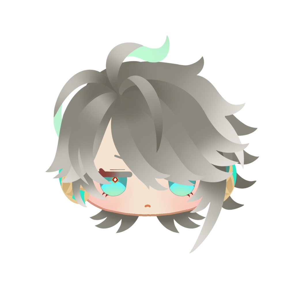 アクリル 原神キャラクター フェイスピンバッジ スメール