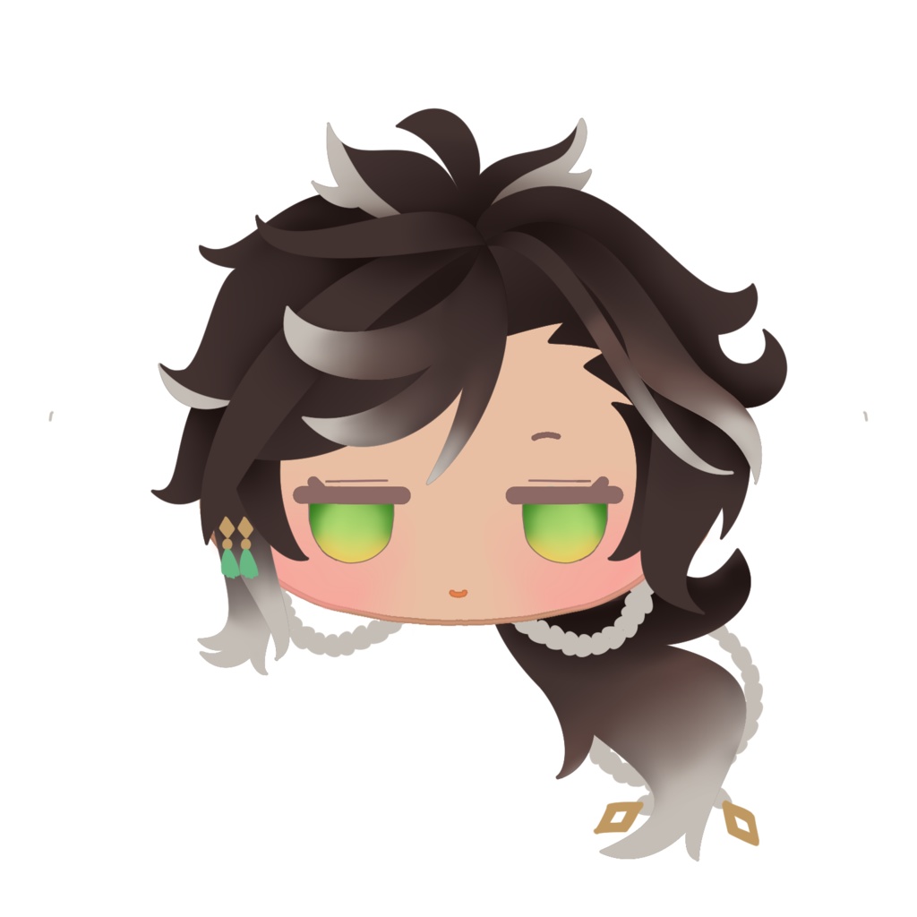 アクリル 原神キャラクター フェイスピンバッジ スメール